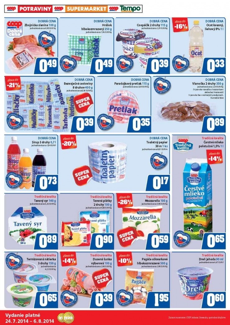 leták COOP Jednota aktuálna ponuka strana 8 leták COOP Jednota aktuálna ponuka strana 8
