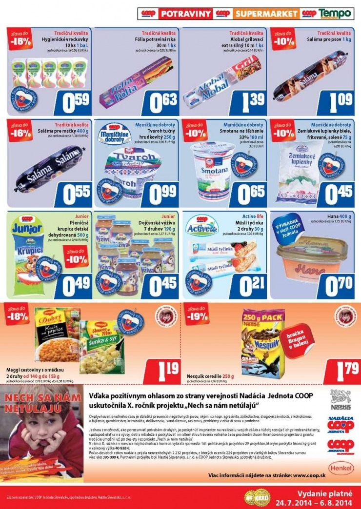leták COOP Jednota aktuálna ponuka strana 11 leták COOP Jednota aktuálna ponuka strana 11