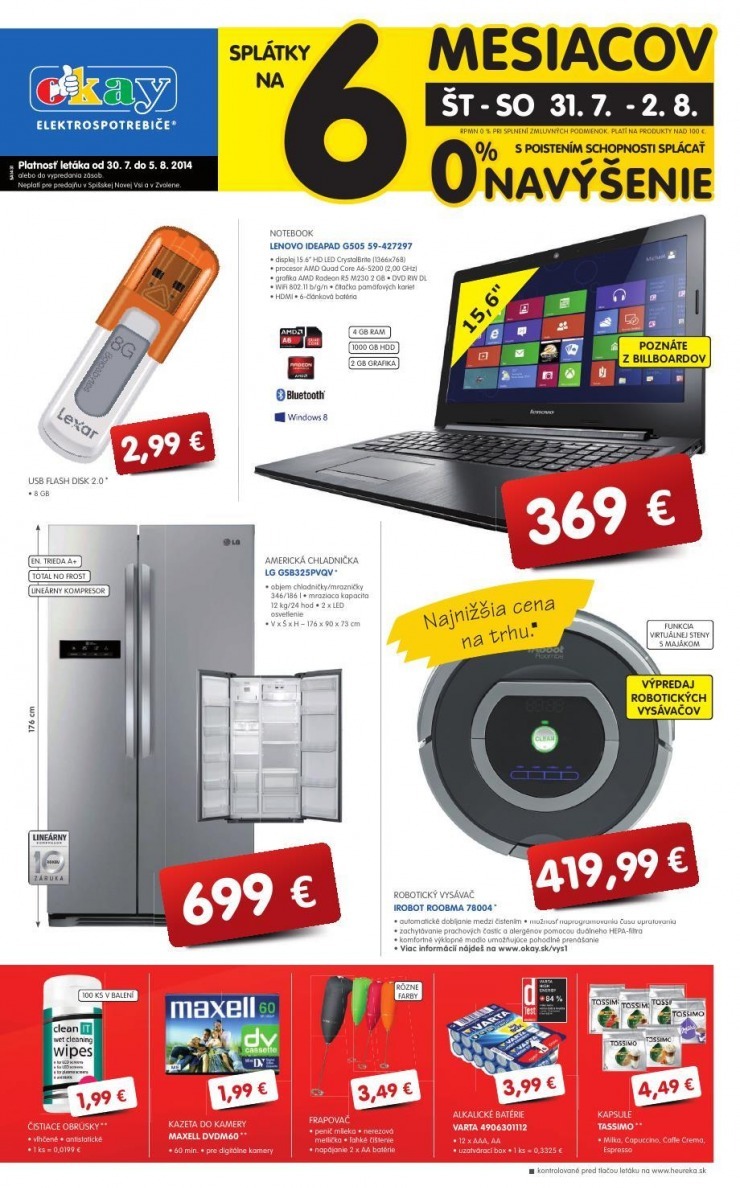 leták Okay exkluzívna ponuka strana 1 leták Okay exkluzívna ponuka strana 1