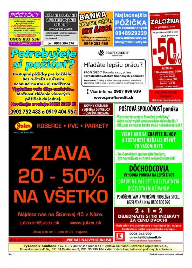 leták Kaufland extra leták - Nitra strana 31
