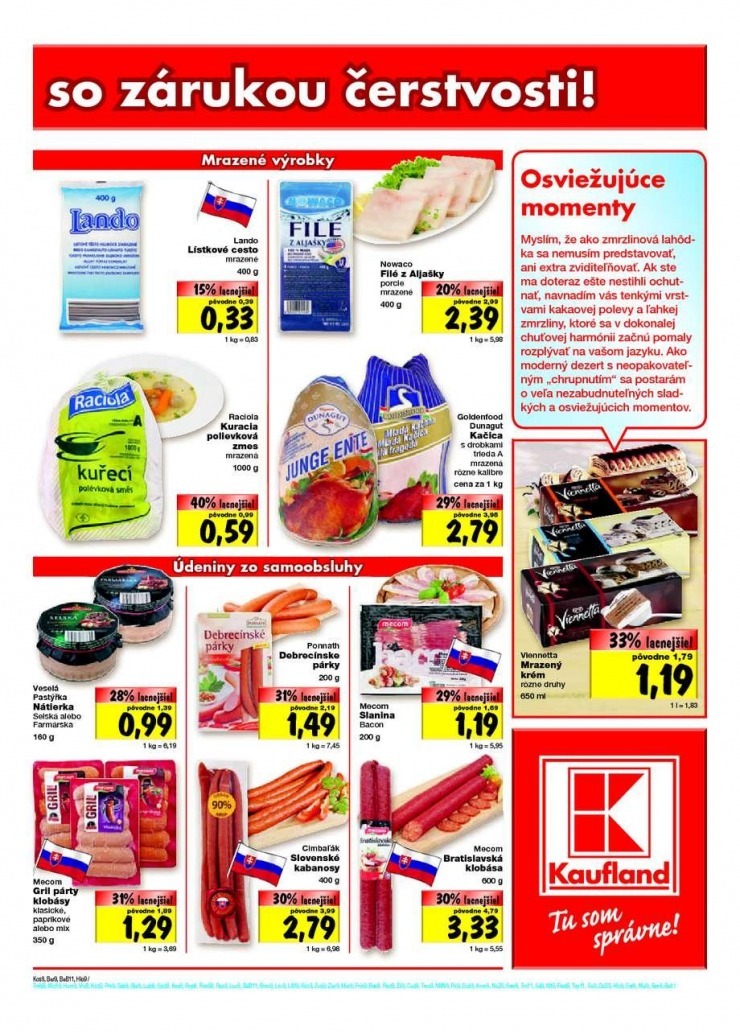 leták Kaufland akčná ponuka strana 9 leták Kaufland akčná ponuka strana 9