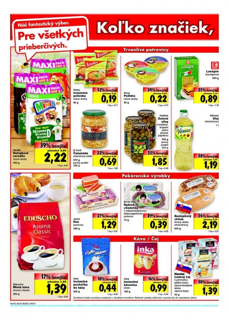 leták Kaufland akčná ponuka strana 10 leták Kaufland akčná ponuka strana 10