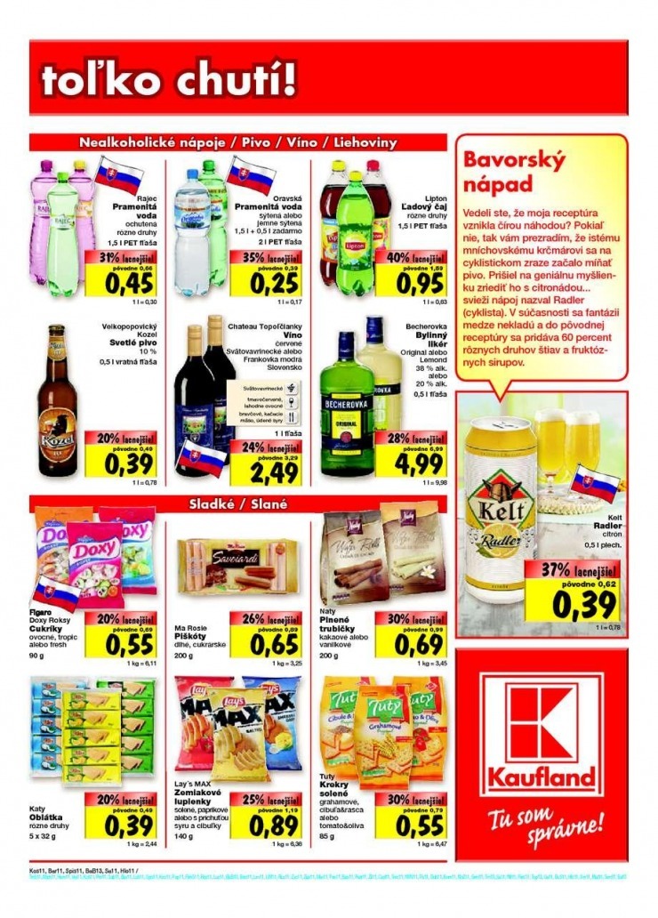 leták Kaufland akčná ponuka strana 11 leták Kaufland akčná ponuka strana 11