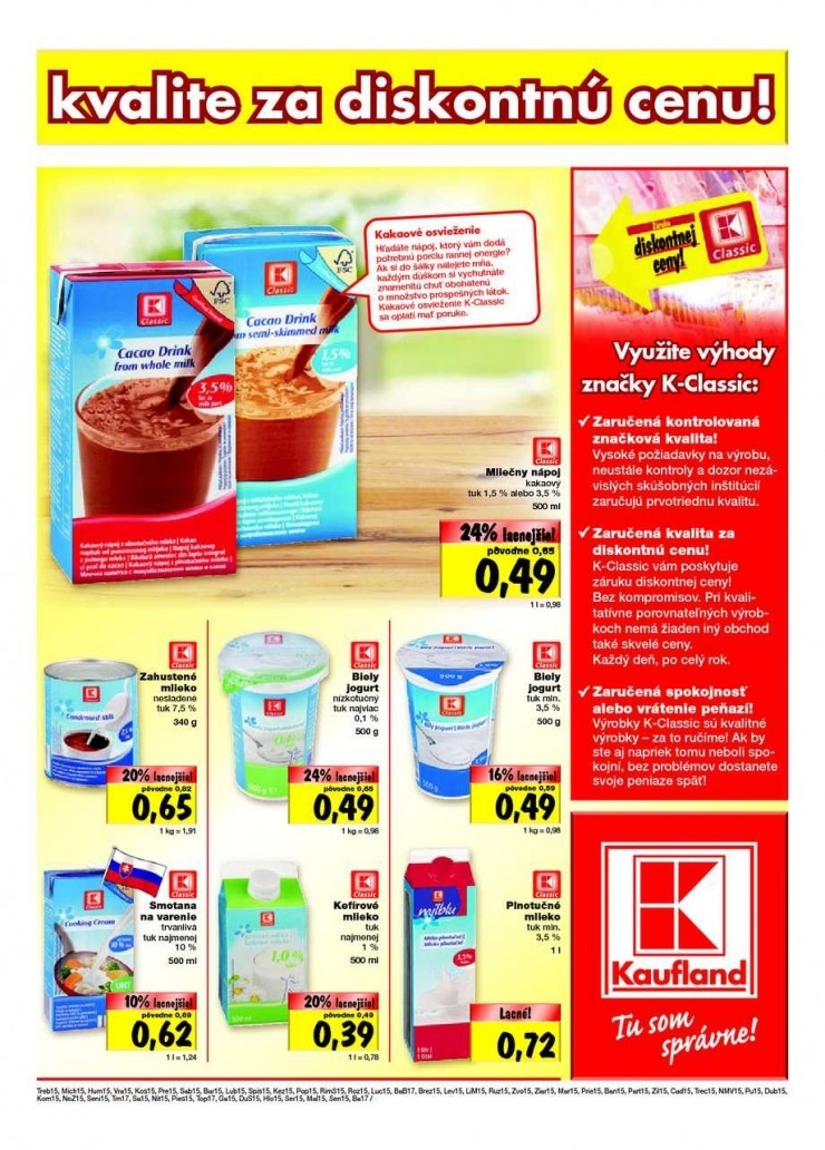 leták Kaufland akčná ponuka strana 15 leták Kaufland akčná ponuka strana 15