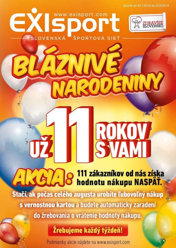 letk letk EXIsport - blzniv narodeniny strana 1