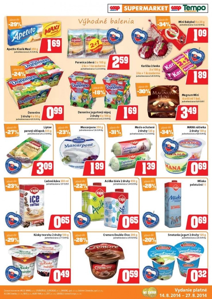 leták akčný leták COOP strana 3 leták akčný leták COOP strana 3