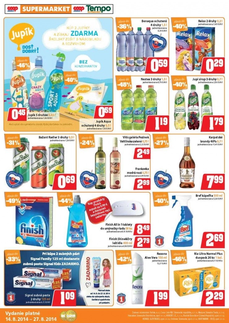 leták akčný leták COOP strana 6 leták akčný leták COOP strana 6