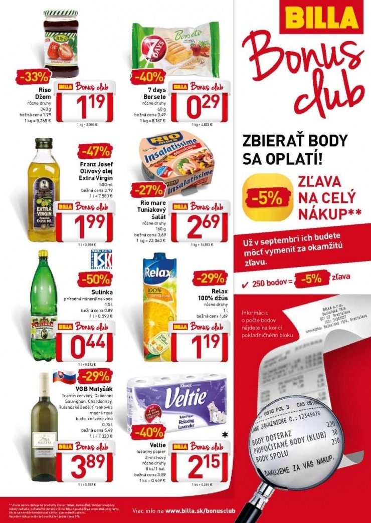 leták špeciálny Billa leták strana 13 leták špeciálny Billa leták strana 13