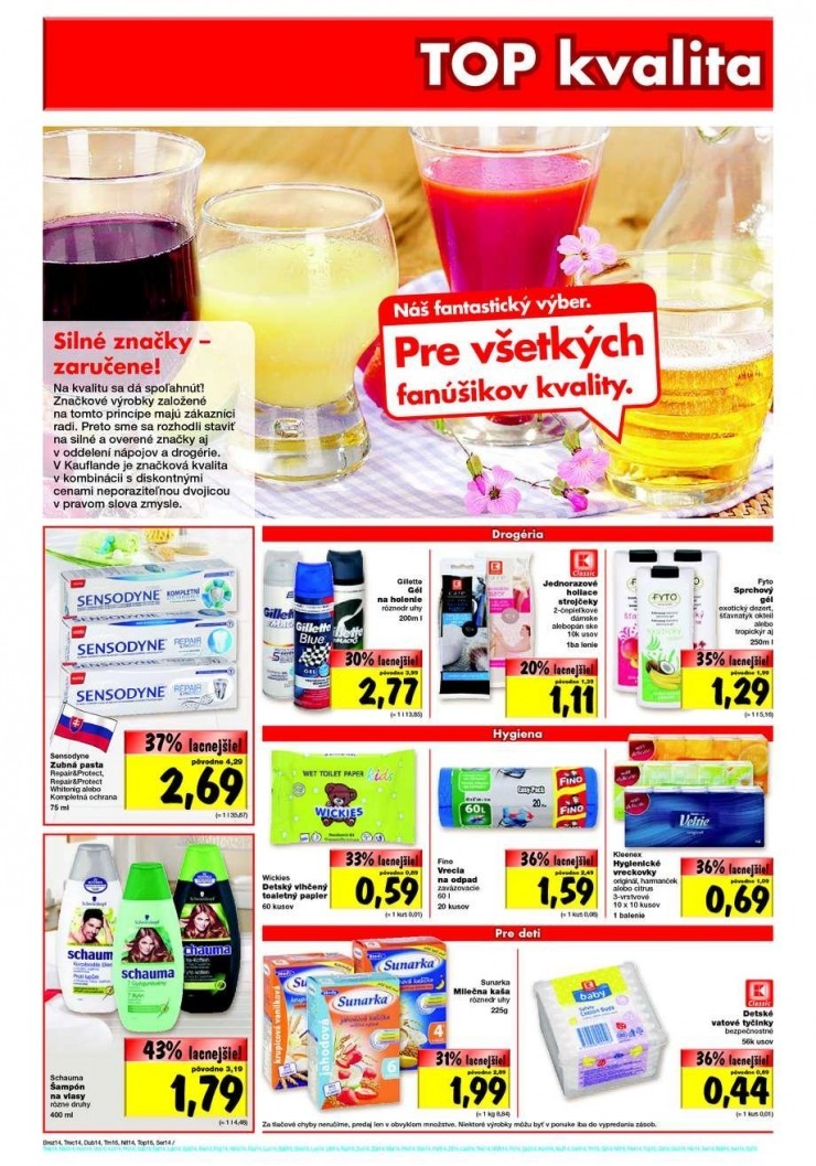 leták špeciálny leták Kaufland strana 14 leták špeciálny leták Kaufland strana 14