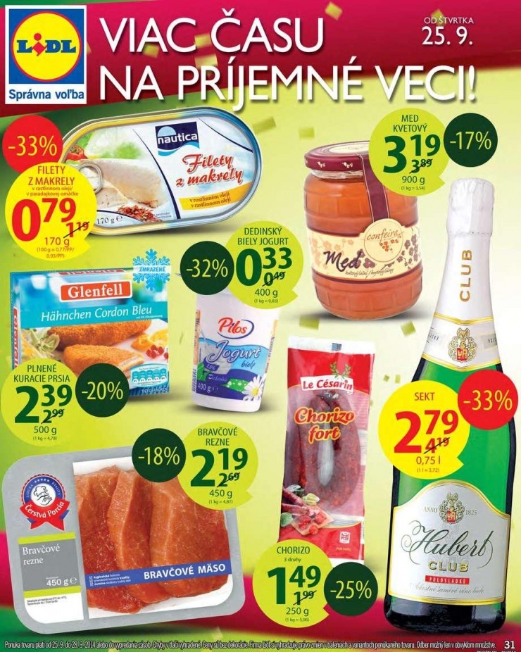 letk akciov letk Lidl strana 31