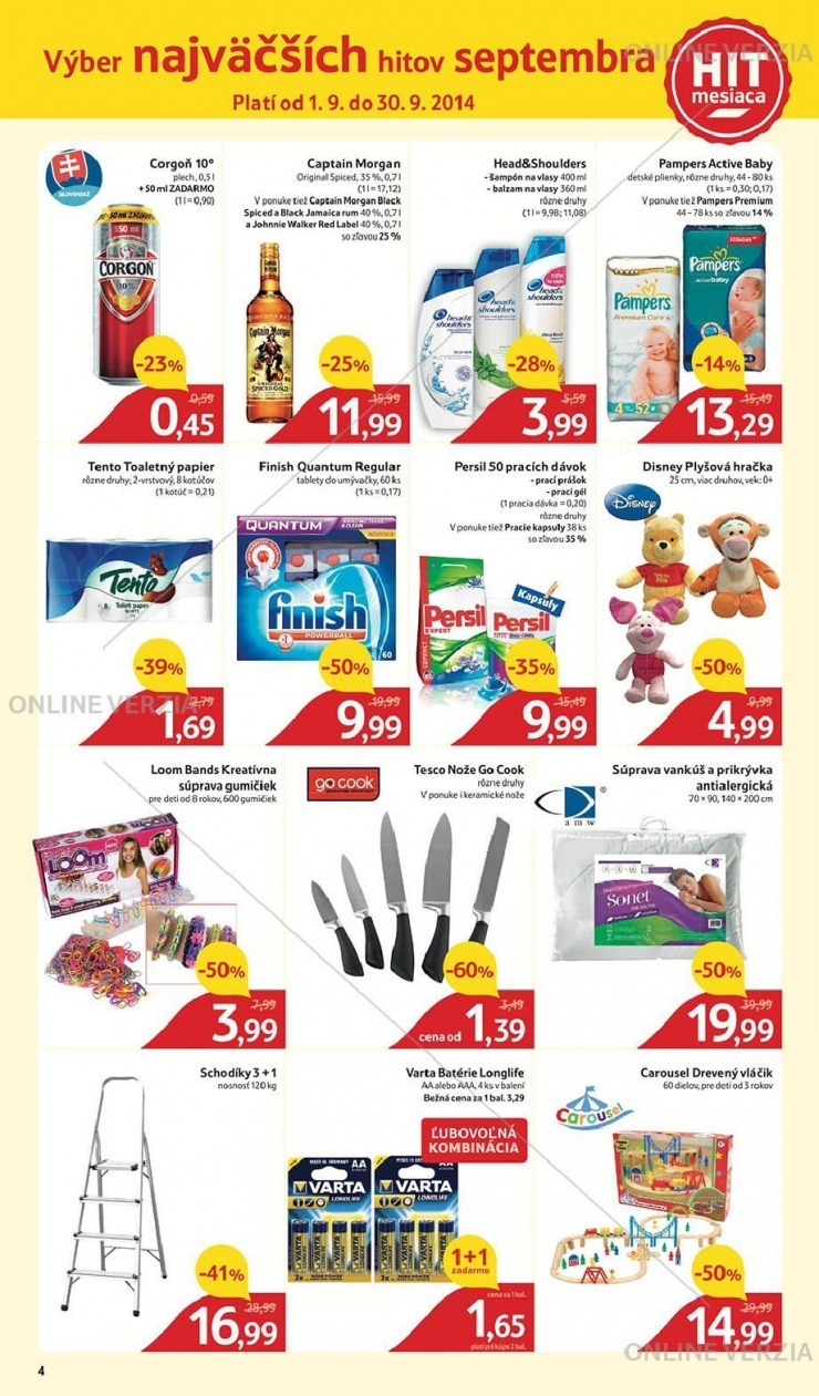 leták akciový Tesco leták strana 4 leták akciový Tesco leták strana 4