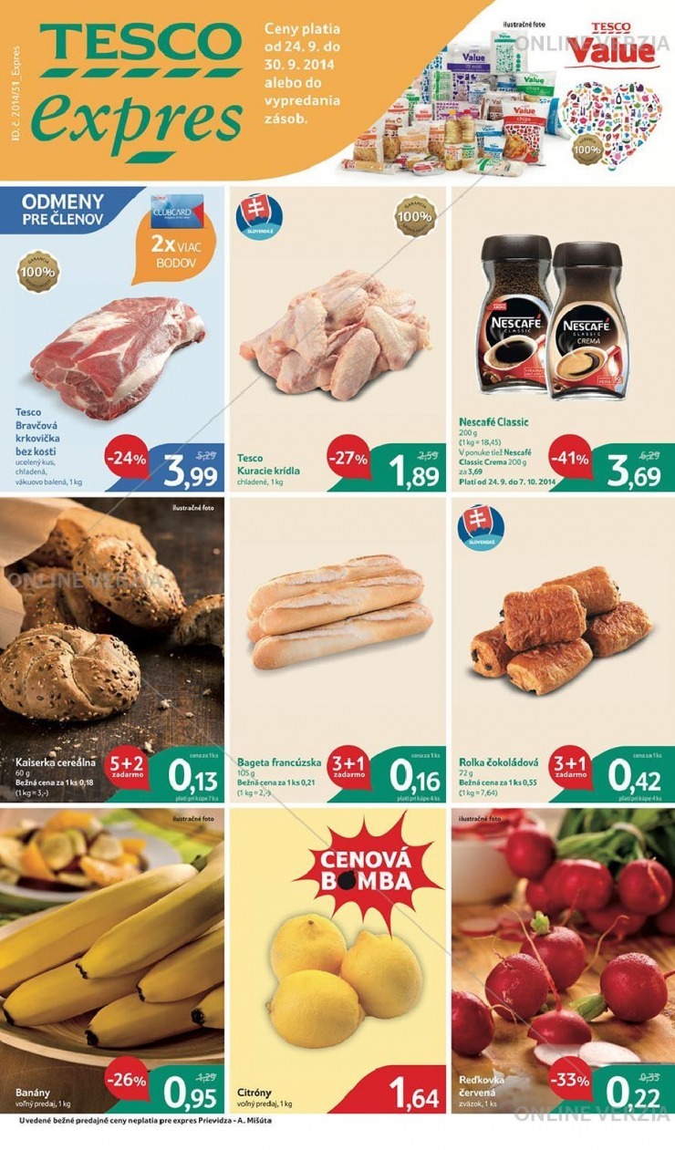 leták Tesco leták - Expresy strana 1 leták Tesco leták - Expresy strana 1