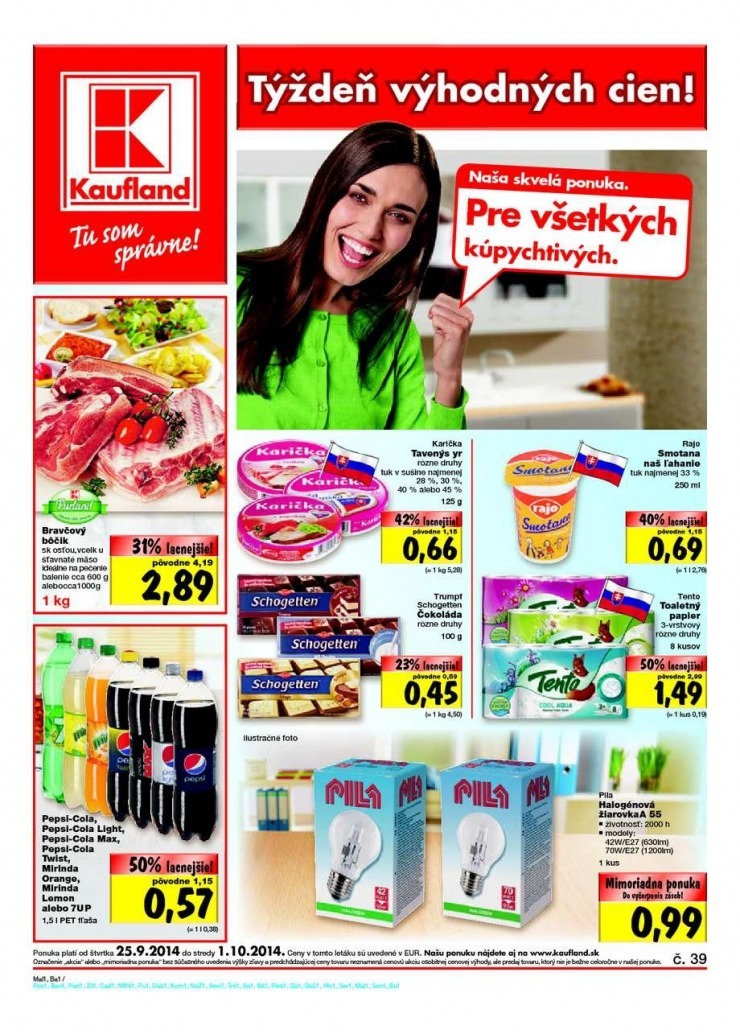 leták špeciálna ponuka Kaufland strana 1 leták špeciálna ponuka Kaufland strana 1