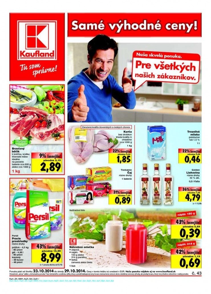 leták Kaufland - Top ponuka strana 1 leták Kaufland - Top ponuka strana 1