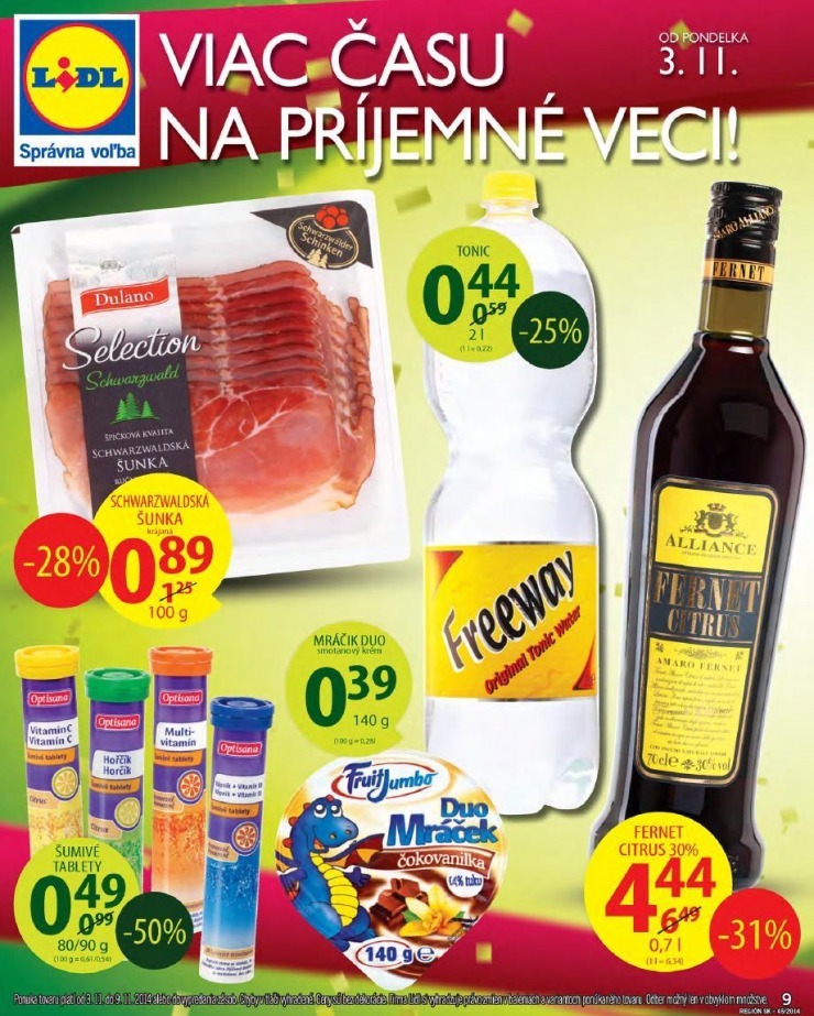 leták Lidl akciový leták strana 9 leták Lidl akciový leták strana 9