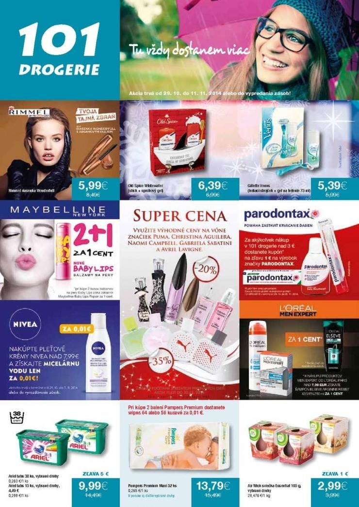 leták extra ponuka 101 Drogerie strana 1 leták extra ponuka 101 Drogerie strana 1