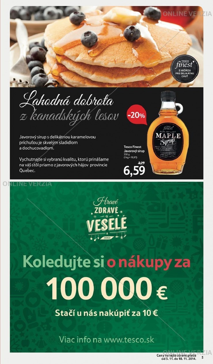 leták mimoriadný leták Tesco strana 5 leták mimoriadný leták Tesco strana 5