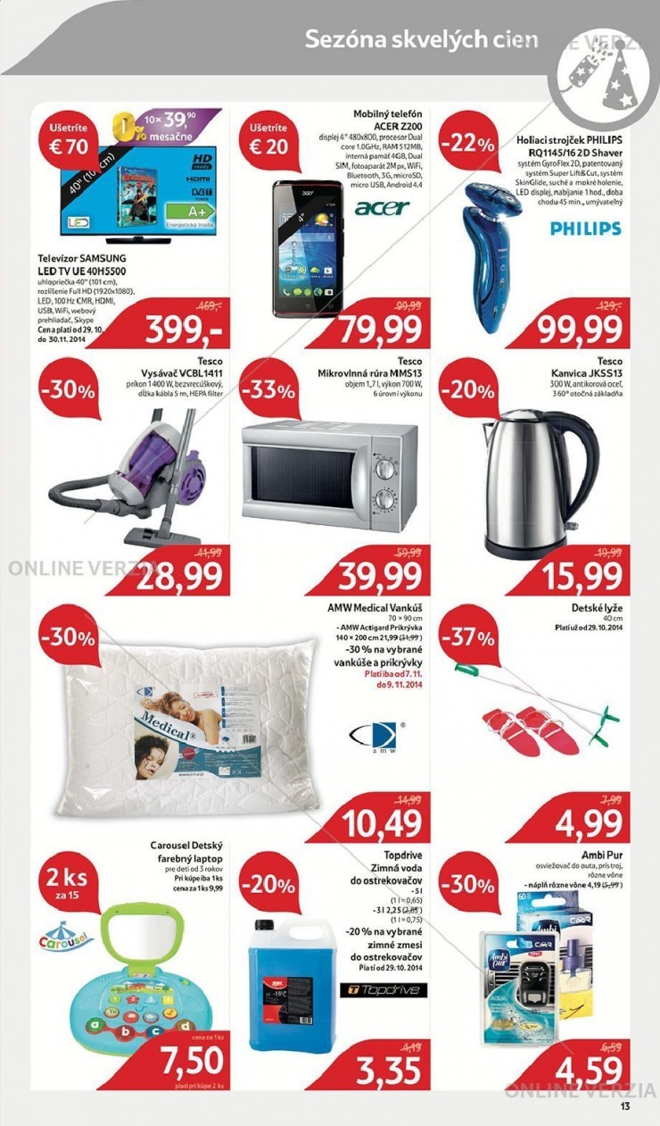 leták mimoriadný leták Tesco strana 13 leták mimoriadný leták Tesco strana 13