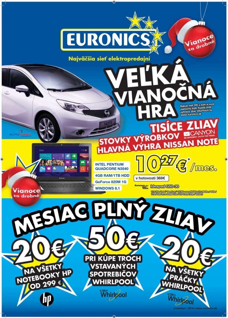 leták exkluzívny leták Euronics strana 1 leták exkluzívny leták Euronics strana 1