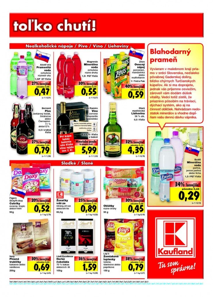 leták akciová ponuka Kaufland - Nitra strana 11 leták akciová ponuka Kaufland - Nitra strana 11