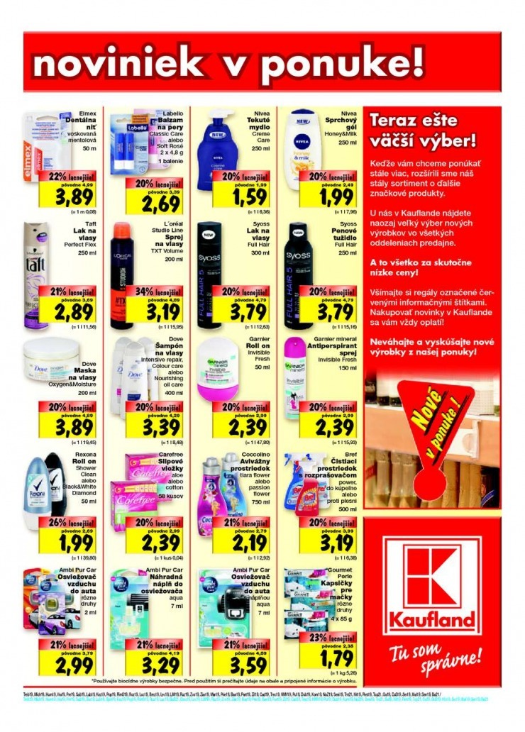 leták akciová ponuka Kaufland - Nitra strana 19 leták akciová ponuka Kaufland - Nitra strana 19