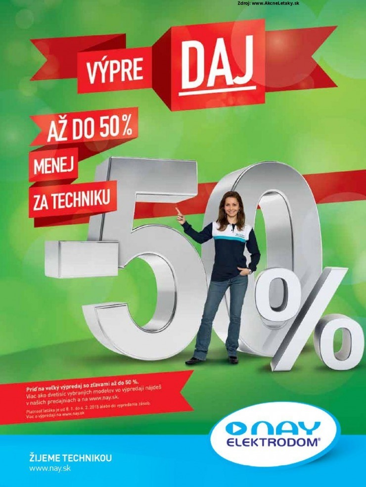 leták leták NAY Elektrodom - výpredaj strana 1 leták leták NAY Elektrodom - výpredaj strana 1