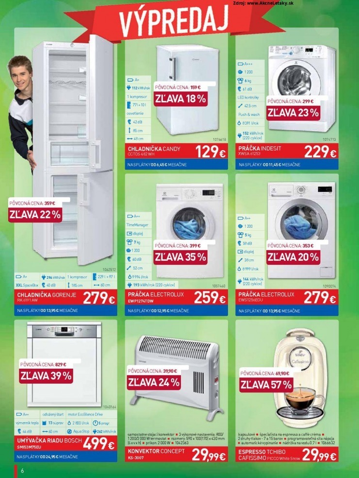 leták leták NAY Elektrodom - výpredaj strana 6 leták leták NAY Elektrodom - výpredaj strana 6