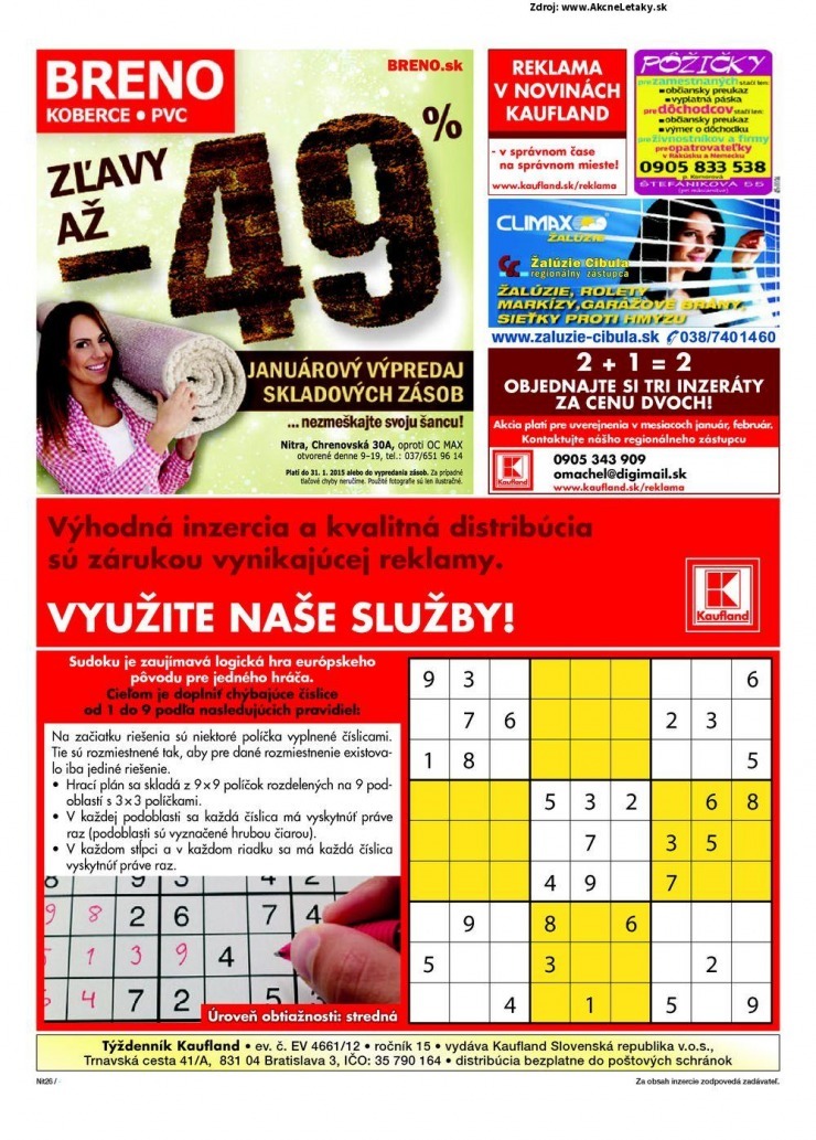 leták špeciálny leták Kaufland - Nitra strana 26