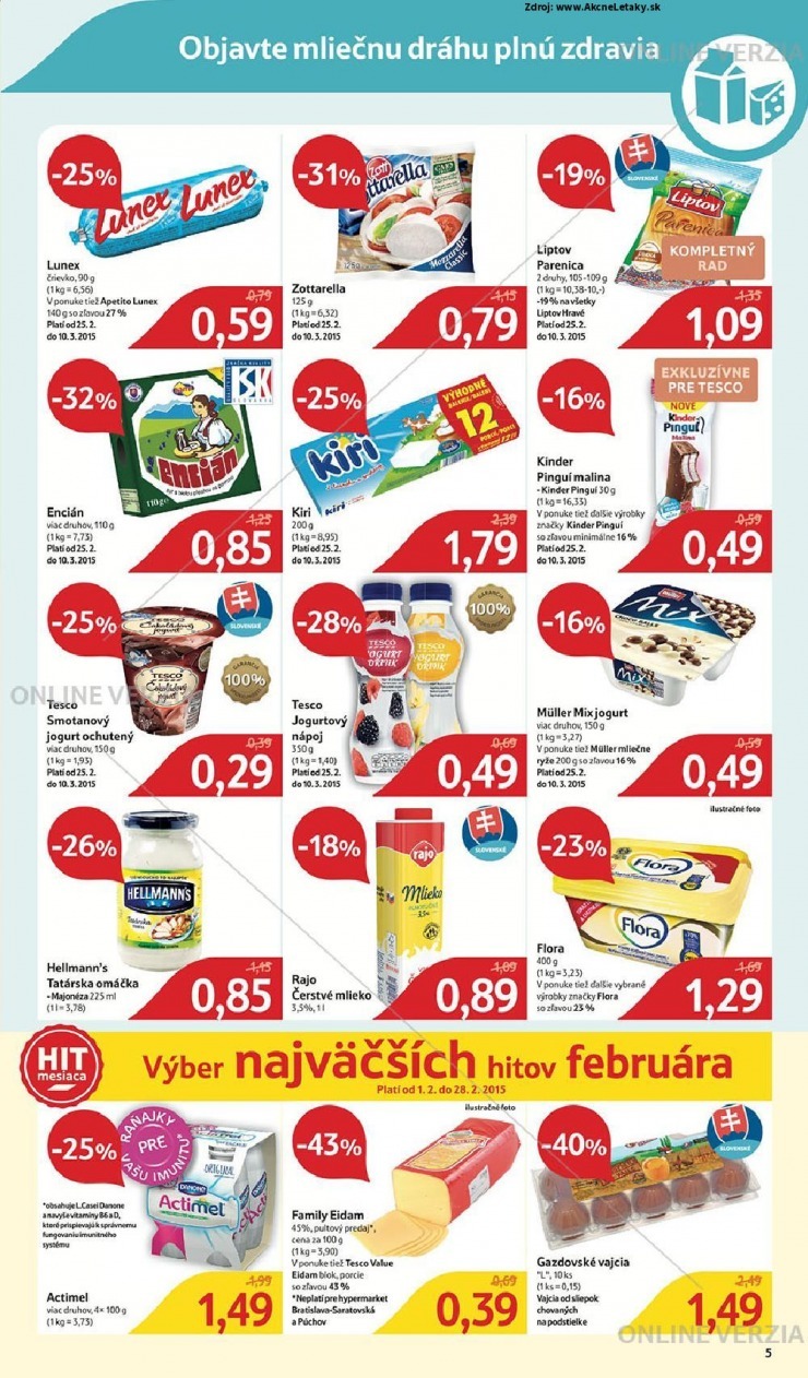 letk Tesco extra ponuka strana 5