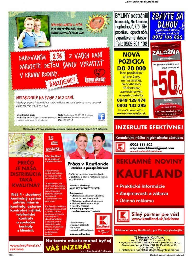 leták špeciálny Kaufland leták - Žilina strana 35
