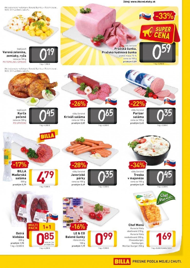 leták Billa špeciálny leták strana 3 leták Billa špeciálny leták strana 3