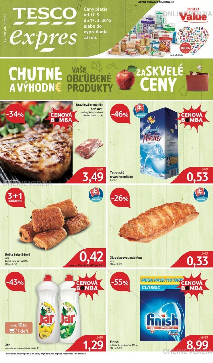 letk pecilna ponuka Tesco strana 1