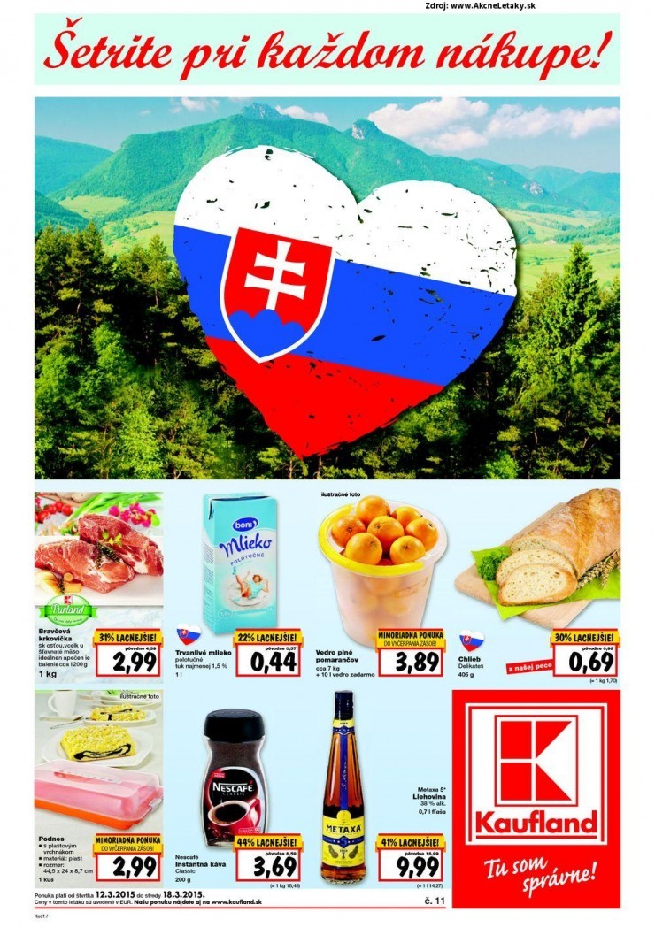 letk Kaufland letk - sladk vsluka strana 1