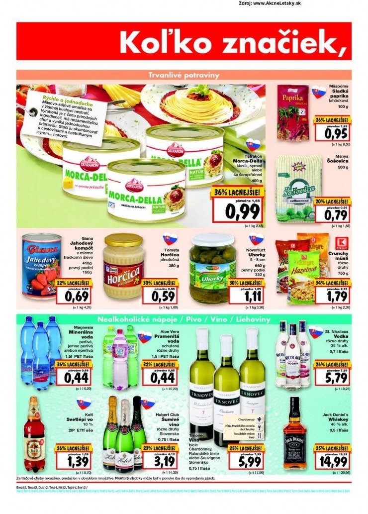 leták Kaufland extra ponuka strana 12 leták Kaufland extra ponuka strana 12