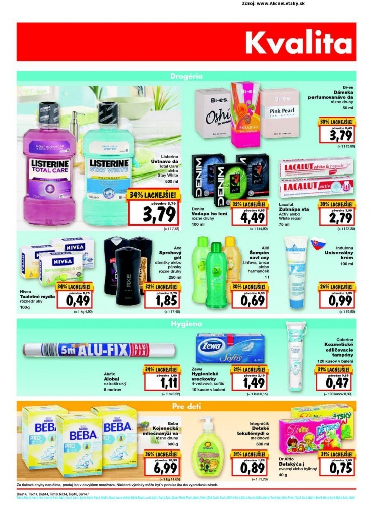 leták Kaufland extra ponuka strana 14 leták Kaufland extra ponuka strana 14