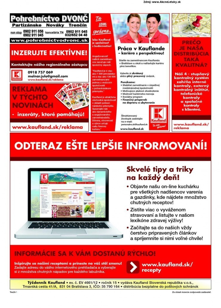 leták Kaufland extra ponuka strana 24 leták Kaufland extra ponuka strana 24