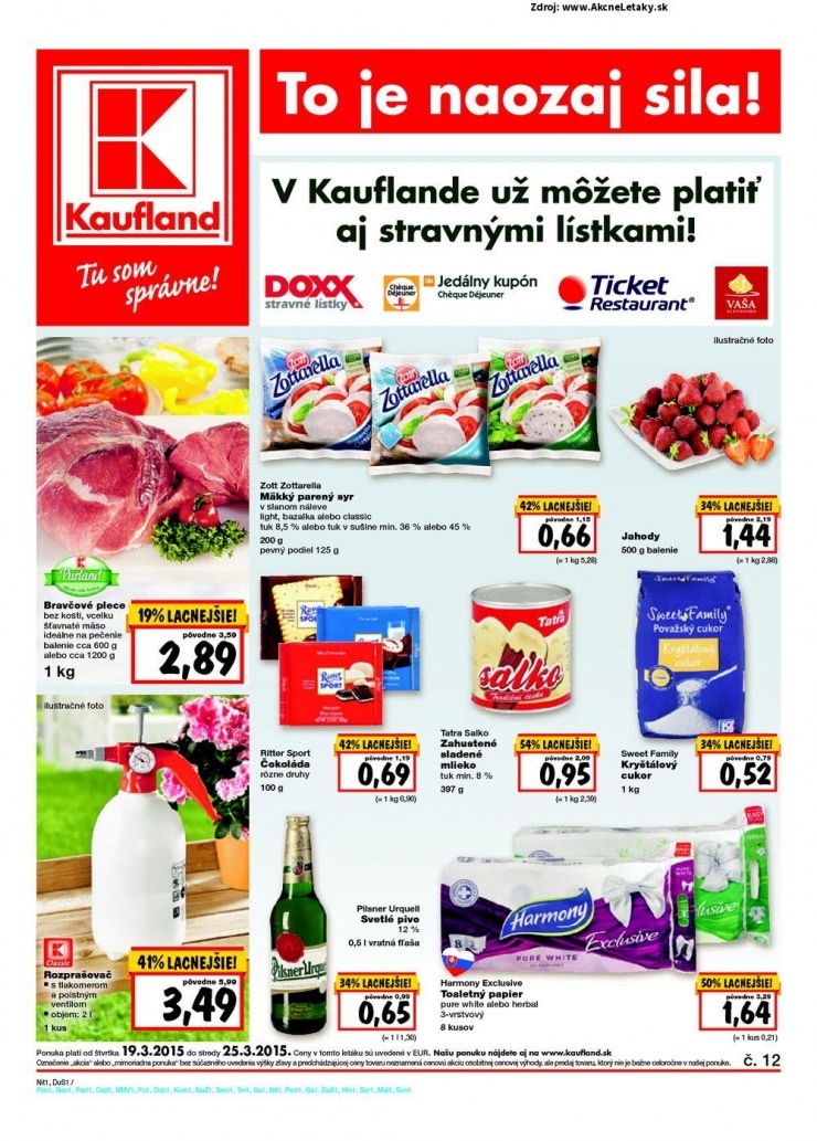 letk pecilny letk Kaufland strana 1