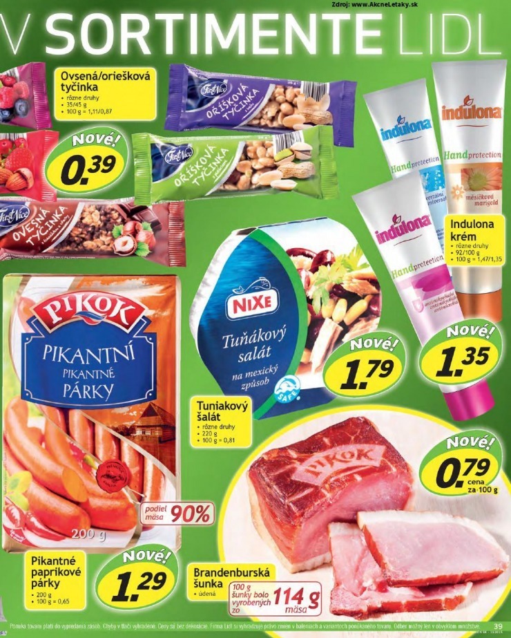 letk Lidl akciov letk strana 39