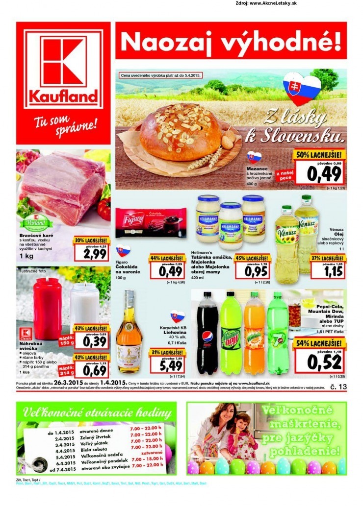 letk Kaufland pecilny letk strana 1