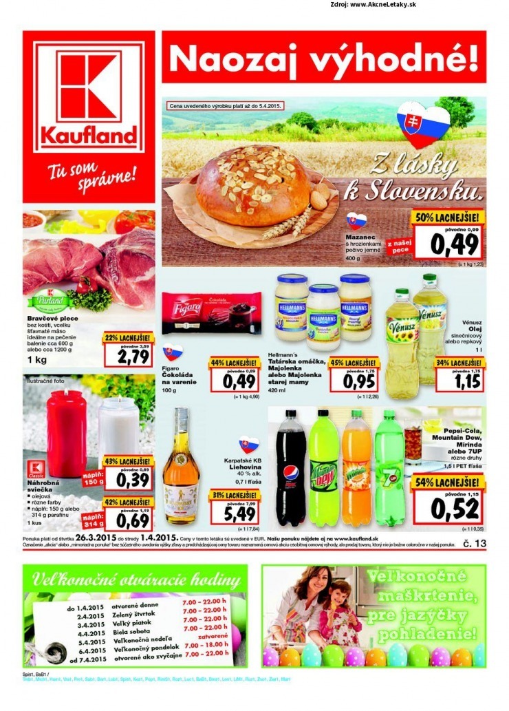 letk Kaufland akciov letk strana 1