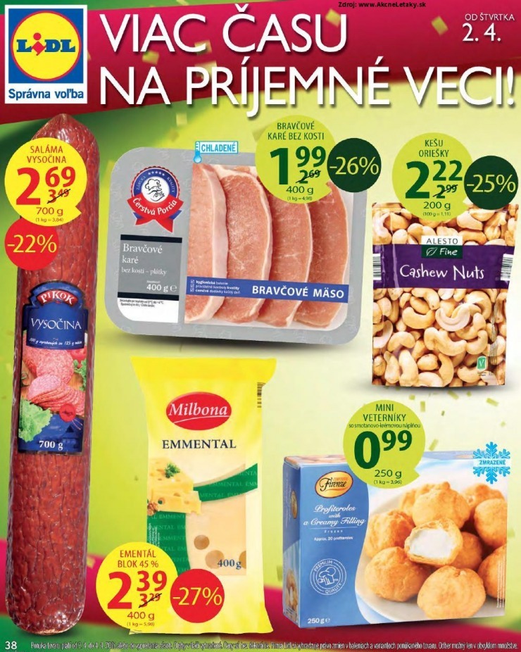 letk akciov letk Lidl strana 38