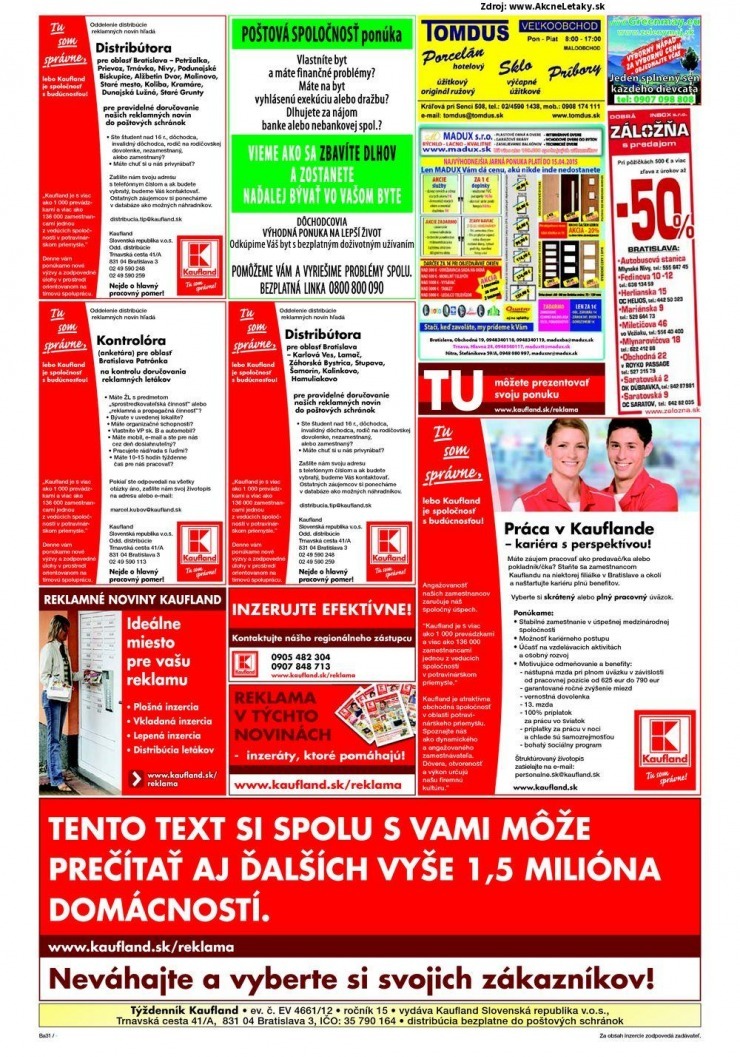 letk extra Kaufland letk - Bratislava strana 31