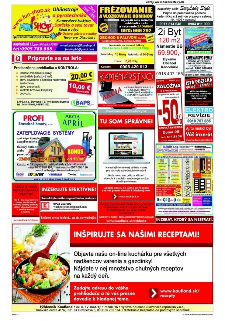 letk akciov Kaufland letk - Bansk Bystrica strana 31