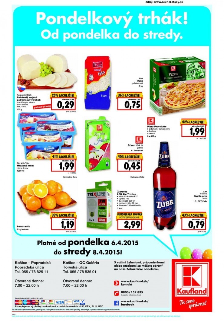 letk pecilna ponuka Kaufland - Koice strana 32