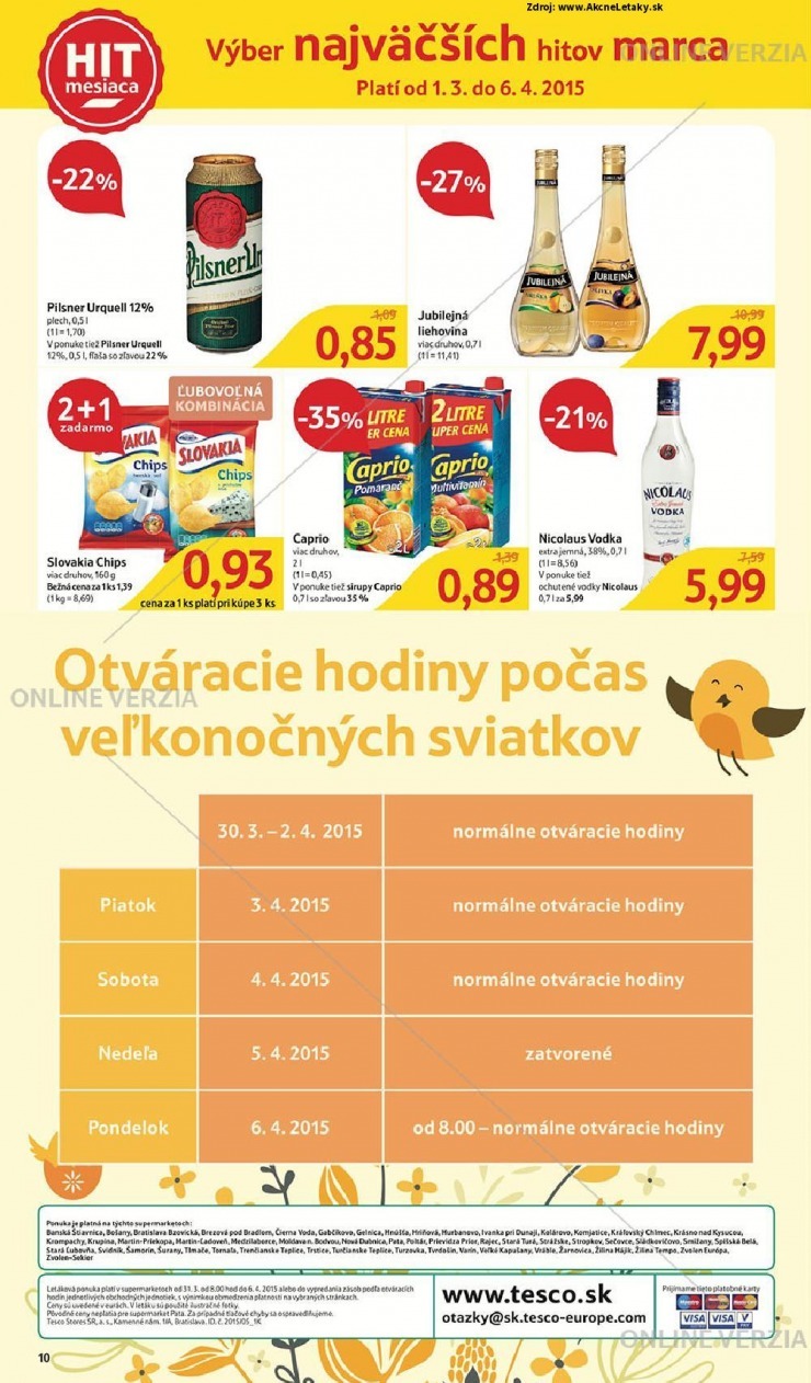 letk aktulna ponuka Tesco strana 10